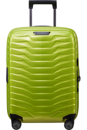 Samsonite Proxis | Matkalaukku 55x40x20/23 laajeneva, USB (38-44L, 2,3kg ) Lime vihre&auml;