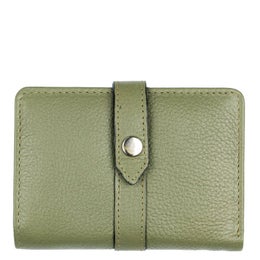 A. Eriksson Oy | Pieni nahkalompakko &Aring;va Aurora, oliivi