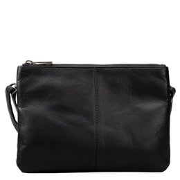 A. Eriksson Oy, H&ouml;gsar Henni | Nahkainen olkalaukku, musta