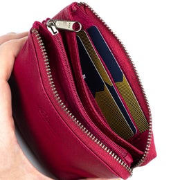 A. Eriksson Oy, H&ouml;gsar Hope | Nahkalompakko/pussukka, fuksia