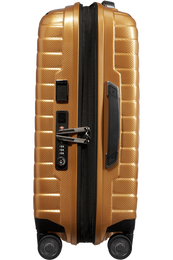Samsonite Proxis | Matkalaukku 55cm USB, laajennettava (38-44L, 2,3kg) honey gold