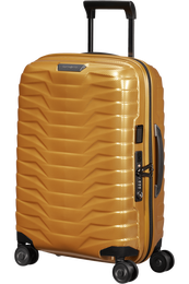 Samsonite Proxis | Matkalaukku 55cm USB, laajennettava (38-44L, 2,3kg) honey gold
