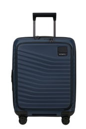 Samsonite Intuo Easy Access | Lentolaukku etutaskulla 55cm, laajennettava (42-48L, 2,7kg) | Blue nights