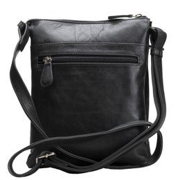 A. Eriksson Oy, Rosala Rosetta | Nahkainen olkalaukku, musta