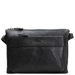 A. Eriksson Oy | Rosalina nahkainen olkalaukku, musta