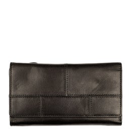 A. Eriksson Oy Rosala Rose, iso nahkalompakko isolla ajokorttipaikalla, musta