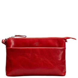 A. Eriksson Oy, Nagu Natalia | Nahkainen olkalaukku, punainen