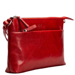 A. Eriksson Oy, Nagu Natalia | Nahkainen olkalaukku, punainen