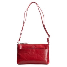 A. Eriksson Oy, Nagu Natalia | Nahkainen olkalaukku, punainen