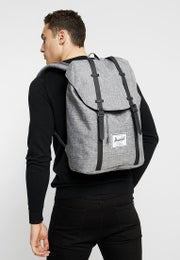 -16% | Herschel Retreat ECO reppu 23L (tietokone 15") | Raven crosshatch