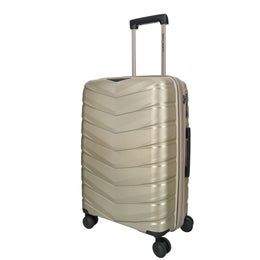 Enrico Benetti Titan | Matkalaukku keskikoko, laaj. (3,4kg) | Shampanja