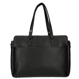 Enrico Benetti | Olkalaukku (PC 15,6"+tabletti), sis. pitk&auml;n hihnan | musta