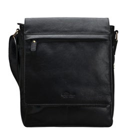 A. Eriksson Oy, Poikko Peetu | Nahkainen l&auml;pp&auml;laukku, musta