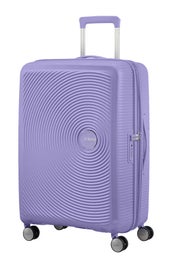 American Tourister Soundbox | Laajennettava matkalaukku 67cm (71,5-81L, 3,7kg) | lavender