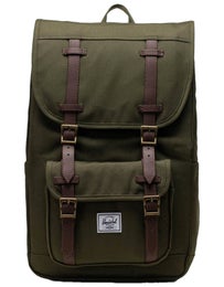 -16% | Herschel Little America Mid reppu 21L (15") | Ivy green