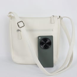 Pigeon Collection olkalaukku s&auml;&auml;t&ouml;hihnalla | 39207 valkoinen