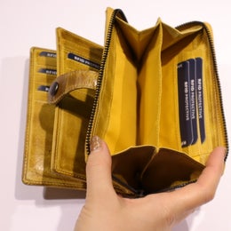 Old West naisten RFID-lompakko | 938 tummankeltainen