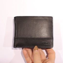 NABO RFID-lompakko  vaakamalli | 255 musta