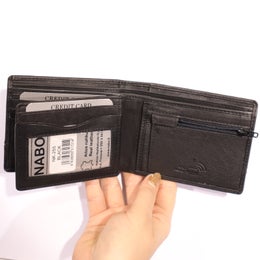 NABO RFID-lompakko  vaakamalli | 255 musta