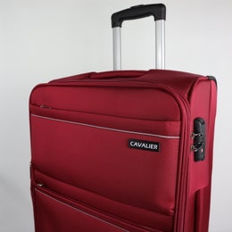 Cavalier Fabrix 2.0 | Laajeneva kankainen matkalaukku 69cm (66-74L) | Punainen