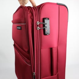 Cavalier Fabrix 2.0 | Laajeneva kankainen matkalaukku 69cm (66-74L) | Punainen