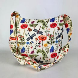 Baxxini kankainen olkalaukku / kassi | 5654, kukat