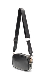 Migant pieni kameralaukku tekstiilihihnalla | 1602 musta