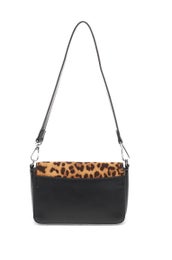 Migant | Pikkulaukku (sis. kaksi hihnaa), musta/leopardi