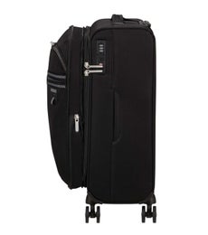 American Tourister Aerospin | Laajennettava XL lentolaukku 55cm (47-51L, 1,9kg) | Black