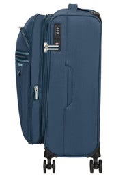 American Tourister Aerospin | Laajennettava XL lentolaukku 55cm (47-51L, 1,9kg) | Indigo
