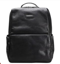 A. Eriksson Oy, Ecker&ouml; Esmo | Nahkainen reppu (PC 14"), musta