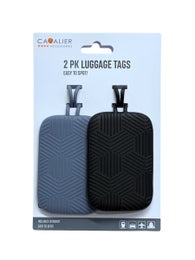 Cavalier | Nimilappu 2kpl, musta ja sininen