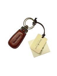 Gianni Conti | Nahkainen avaimenper&auml;, konjakinruskea