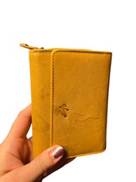 Virgo tilava RFID-lompakko 036 antiikki keltainen