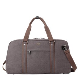 Troop London - Canvaskankainen matkakassi Travel Duffel | 0389 harmaa