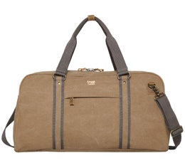Troop London - Canvaskankainen matkakassi Travel Duffel | 0389 ruskea