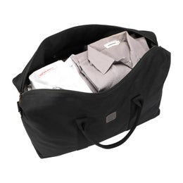 Troop London - Canvaskankainen tilava matkakassi | 0546 musta