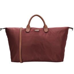 Charm London | Kankainen iso matkakassi, burgundy