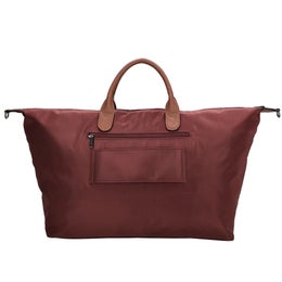 Charm London | Kankainen iso matkakassi, burgundy