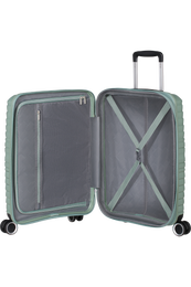 American Tourister Flytwist | Laajennettava matkalaukku 55cm (36-44L, 2.4kg) | Botanic green