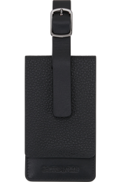 Samsonite  | Nahkainen nimilappu, musta