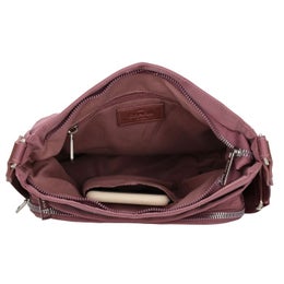 Charm London | Kankainen olkalaukku | Vaalea lila