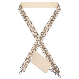 Beagles | Olka-/k&auml;nnykk&auml;hihna (pituus 140cm, leveys 3,7cm), tummanruskea/kuosi