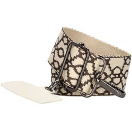 Beagles | Olka-/k&auml;nnykk&auml;hihna (pituus 140cm, leveys 3,7cm), tummanruskea/kuosi