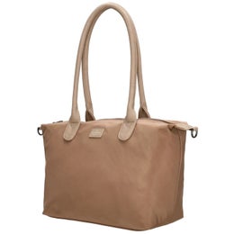 Charm London | Iso olkalaukku (PC 15,6"), sis. pitk&auml;n hihnan | Taupe