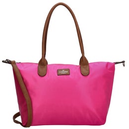Charm London | Olkalaukku (PC 14"), sis. pitk&auml;n hihnan | Fuksia