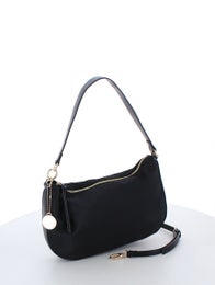 Marina Galanti Cascina, kankainen olkalaukku | musta