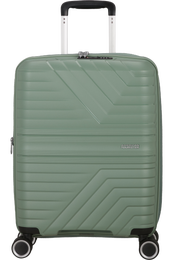 American Tourister Flytwist | Laajennettava matkalaukku 55cm (36-44L, 2.4kg) | Botanic green