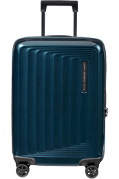 Samsonite Nuon | Lentolaukku 55cm, USB, laajennettava (38-42L, 2,5kg) | Metallic dark blue