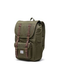 -16% | Herschel Little America Mid reppu 21L (15") | Ivy green